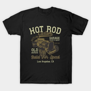 Hot Rod Custom Garage Mega T-Shirt